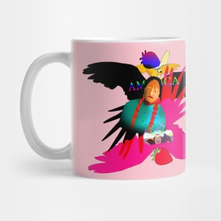 Indian, Parrot and Strawberry Mug